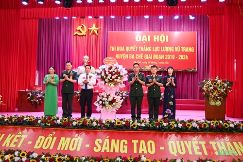 Đại hội Thi đua Quyết thắng lực lượng vũ trang huyện Ba Chẽ (Quảng Ninh)